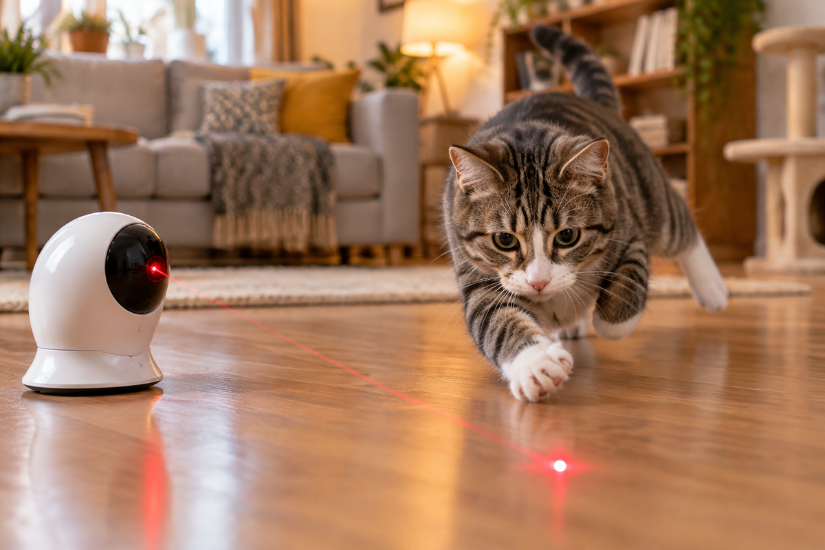 Top Automatic Interactive Laser Toys for High-Energy Indoor Cats